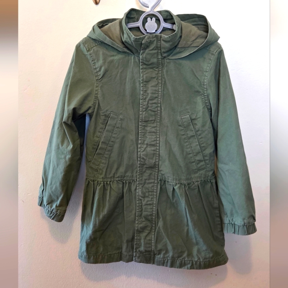 🧥 Cat & Jack Utility Parka Jacket | Olive Green | Size M (7/8)